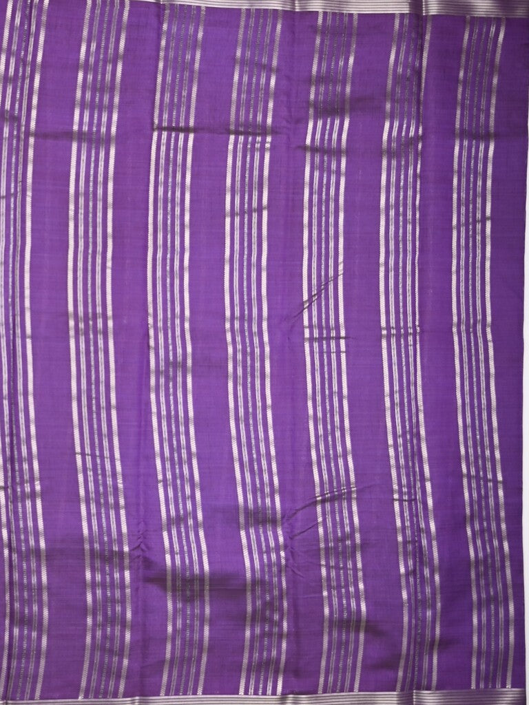 Dupion fancy saree wine color allover zari butis & zari border with zari pallu and contrast blouse Copy