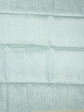 Tussar fancy saree light blue color allover prints & small kaddi border with printed pallu and attached plain blouse