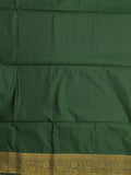 Kanchi pattu saree golden yellow color allover zari motifs & zari border with rich pallu and contrast plain blouse