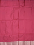 Kanchi pattu saree golden yellow color allover zari weaves & zari border with contrast pallu and plain contrast blouse