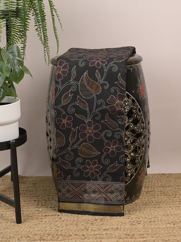 Maheshwari fancy sarees for women | Black | printed | party wear