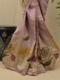Rocket saree Soft organza saree in blue color