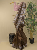 Rocket saree Soft organza saree in blue color