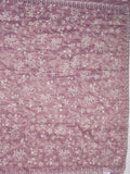 Organza crush fancy saree onion pink color allover embroidery & fancy border with running pallu and attached blouse