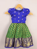 Girls Traditional Pattu Lehenga Set | Festive & Ethnic Wear | 1-2 years