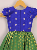 Girls Traditional Pattu Lehenga Set | Festive & Ethnic Wear | 1-2 years