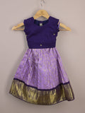 Girls Traditional Pattu Lehenga Set | Festive & Ethnic Wear | 2-3 years