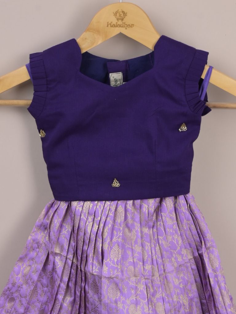 Girls Traditional Pattu Lehenga Set | Festive & Ethnic Wear | 2-3 years