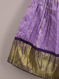 Girls Traditional Pattu Lehenga Set | Festive & Ethnic Wear | 2-3 years