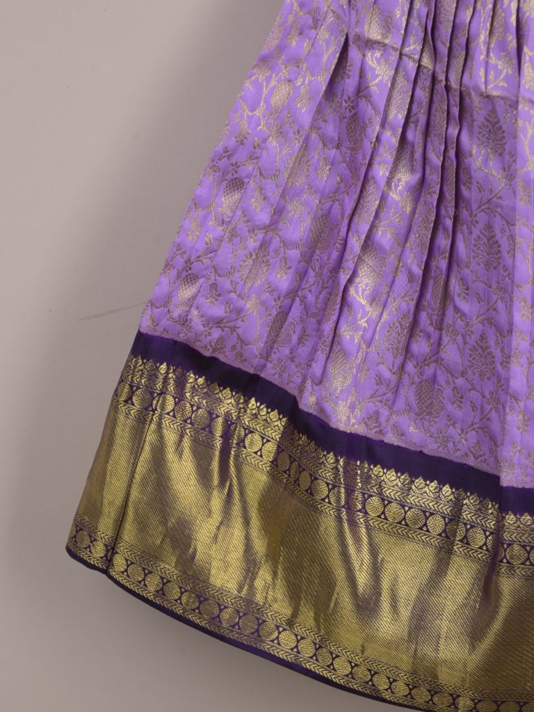 Girls Traditional Pattu Lehenga Set | Festive & Ethnic Wear | 2-3 years