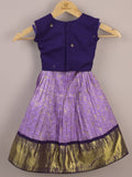 Girls Traditional Pattu Lehenga Set | Festive & Ethnic Wear | 2-3 years