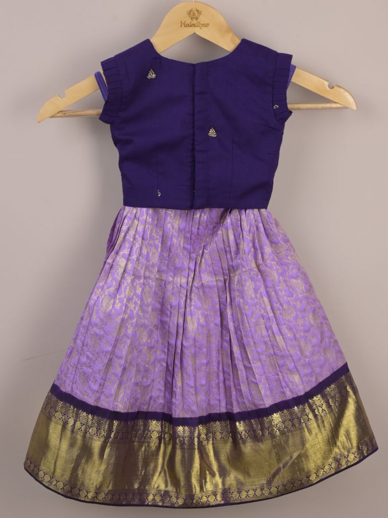Girls Traditional Pattu Lehenga Set | Festive & Ethnic Wear | 2-3 years