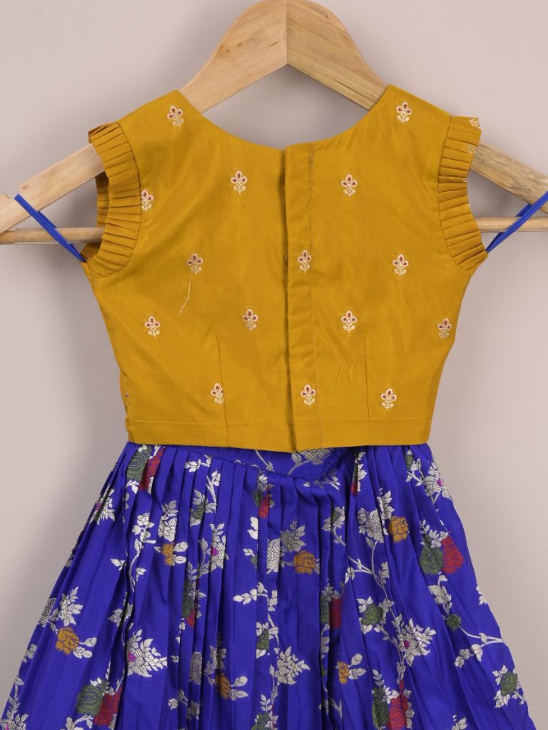 Girls Traditional Pattu Lehenga Set | Festive & Ethnic Wear | 2-3 years