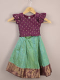 Girls Traditional Pattu Lehenga Set | Festive & Ethnic Wear | 2-3 years