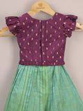 Girls Traditional Pattu Lehenga Set | Festive & Ethnic Wear | 2-3 years