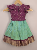 Girls Traditional Pattu Lehenga Set | Festive & Ethnic Wear | 2-3 years