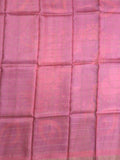 Pure tussar fancy saree parrot green color allover prints & big contrast border with contrast pallu and plain blouse