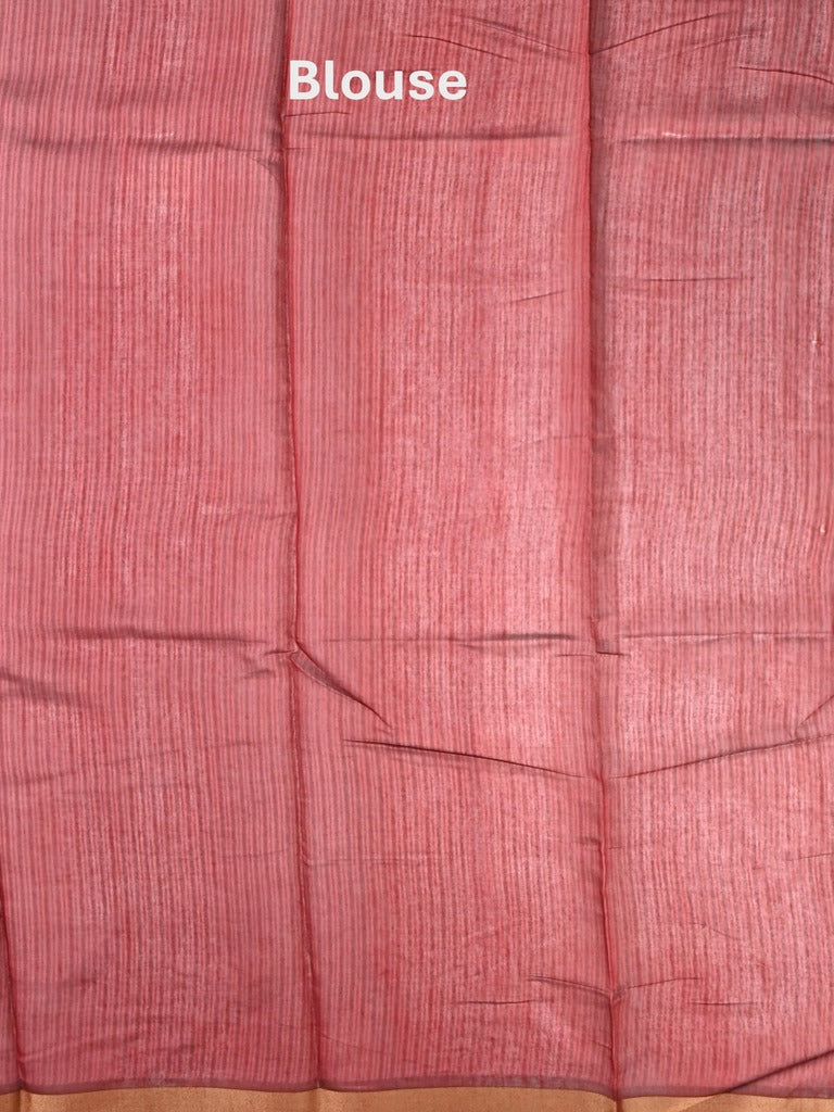 Maheshwari fancy saree black color allover prints & printed zari border with contrast pallu and attached blouse