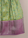 Girls Traditional Pattu Lehenga Set | Festive & Ethnic Wear | 2-3 years