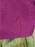 Girls Traditional Pattu Lehenga Set | Festive & Ethnic Wear | 2-3 years