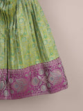 Girls Traditional Pattu Lehenga Set | Festive & Ethnic Wear | 2-3 years