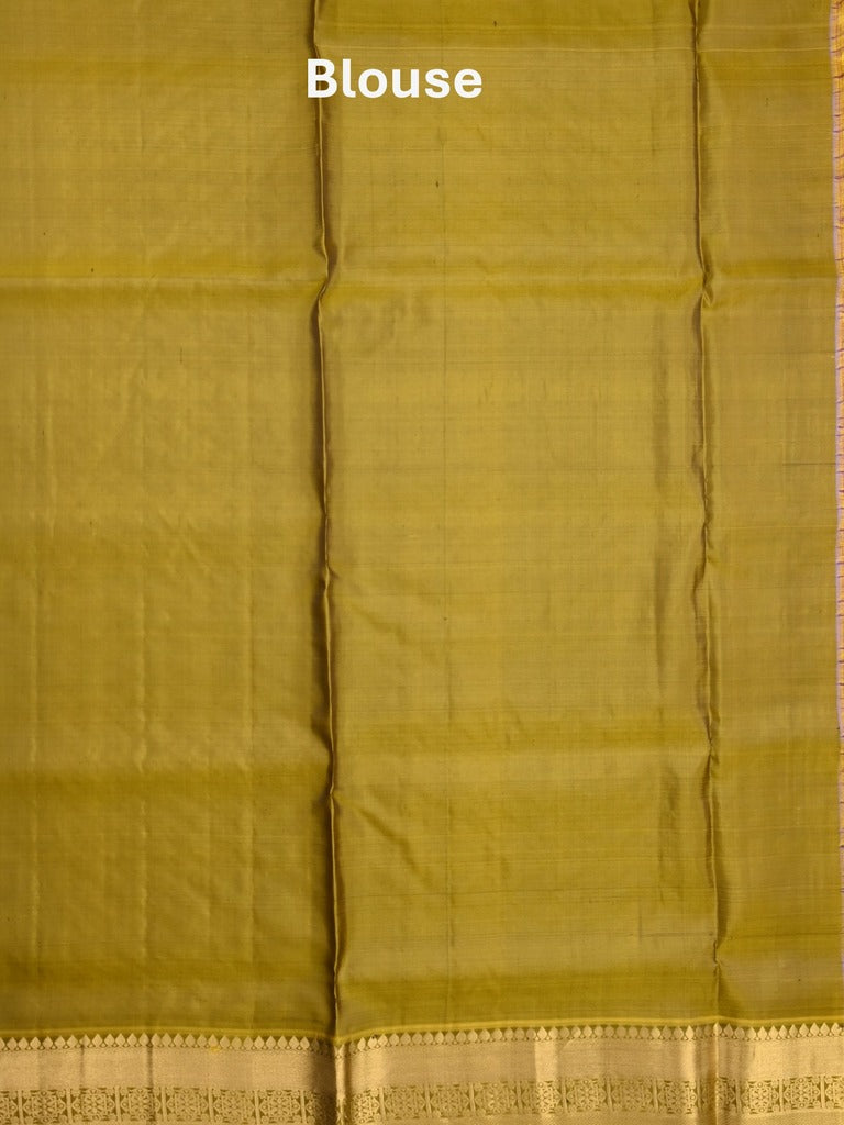 Kanchi pattu saree dark wine color allover zari motifs & zari border with rich pallu and contrast plain blouse