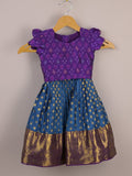 Girls Traditional Pattu Lehenga Set | Festive & Ethnic Wear | 1-2 years
