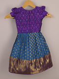 Girls Traditional Pattu Lehenga Set | Festive & Ethnic Wear | 1-2 years