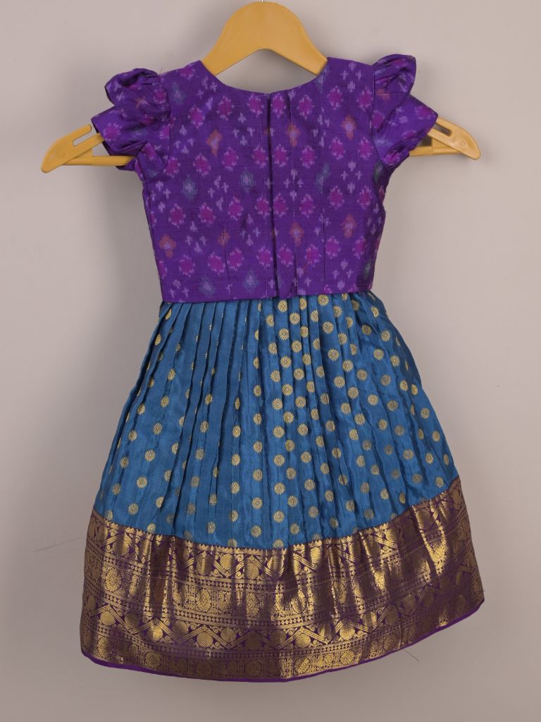Girls Traditional Pattu Lehenga Set | Festive & Ethnic Wear | 1-2 years