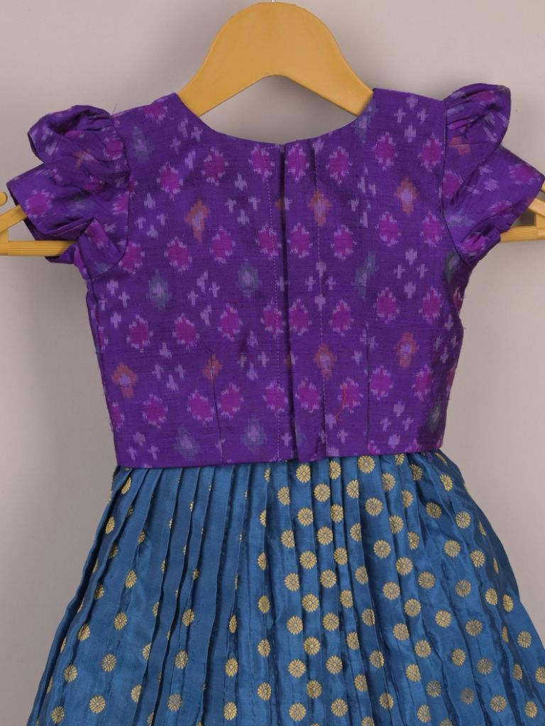 Girls Traditional Pattu Lehenga Set | Festive & Ethnic Wear | 1-2 years