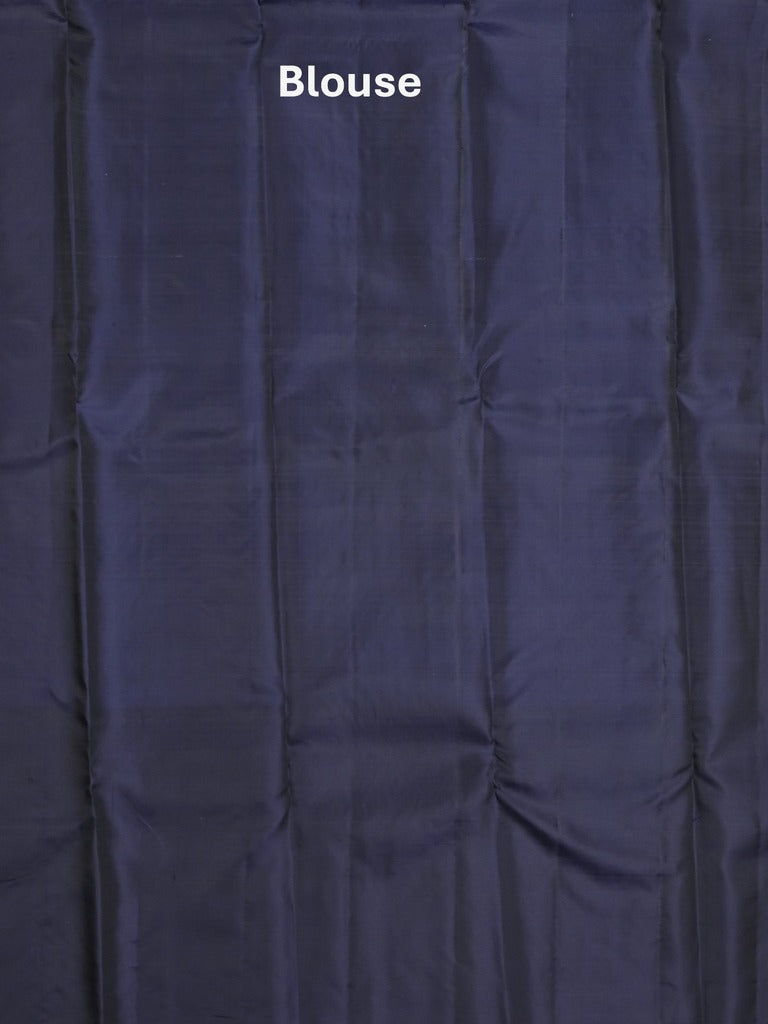 Kanchi pattu saree snuff color allover zari motifs & zari border with rich pallu and contrast plain blouse