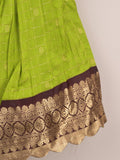 Girls Traditional Pattu Lehenga Set | Festive & Ethnic Wear | 1-2 years