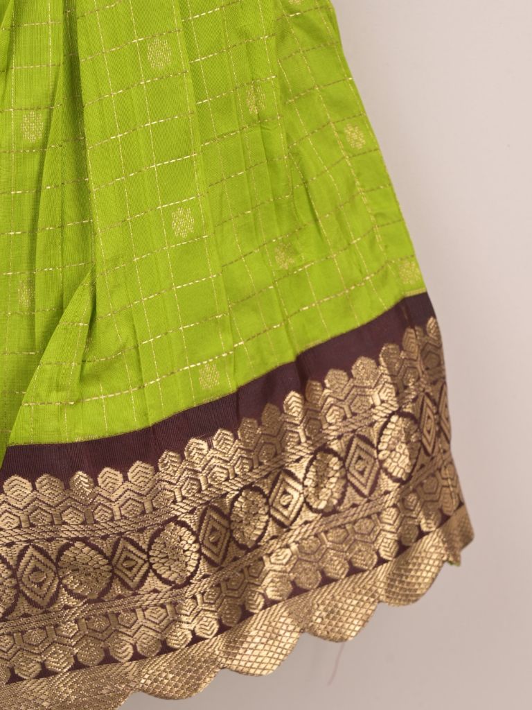 Girls Traditional Pattu Lehenga Set | Festive & Ethnic Wear | 1-2 years