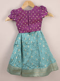 Girls Traditional Pattu Lehenga Set | Festive & Ethnic Wear | 2-3 years