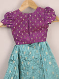 Girls Traditional Pattu Lehenga Set | Festive & Ethnic Wear | 2-3 years