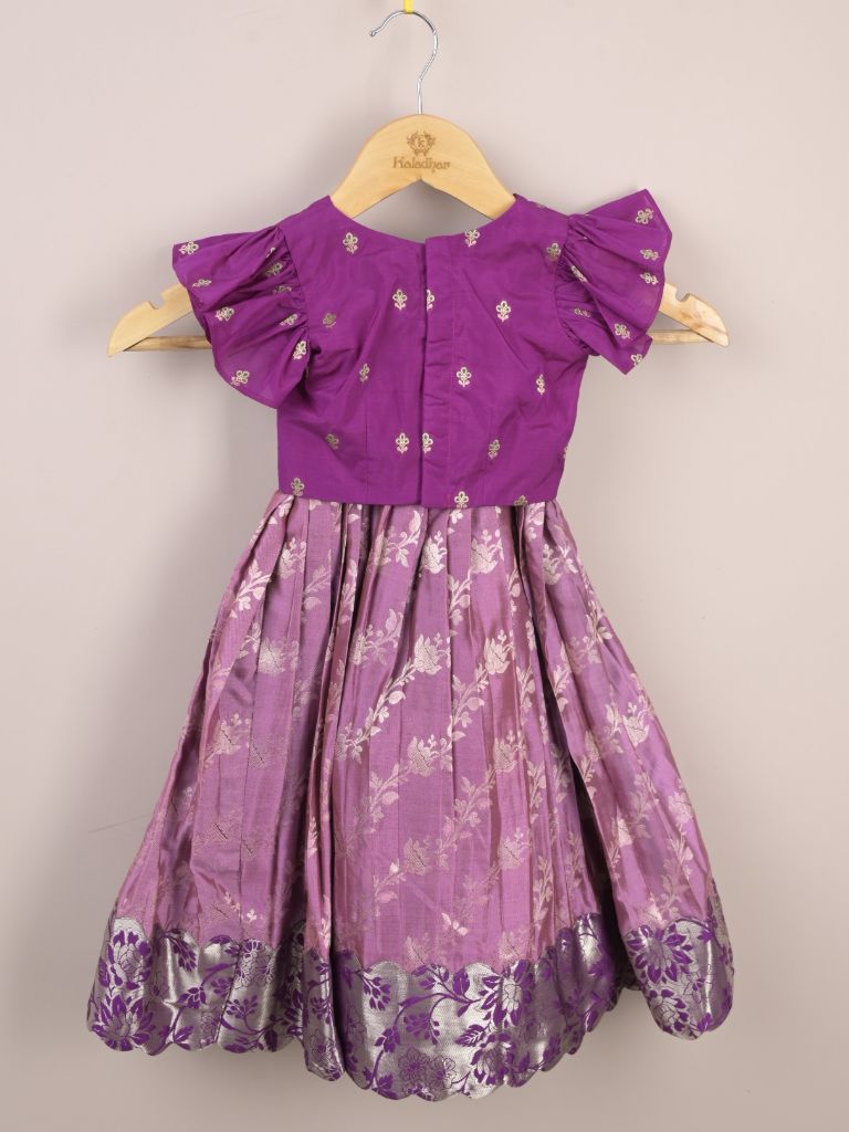Girls Traditional Pattu Lehenga Set | Festive & Ethnic Wear | 1-2 years
