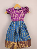 Girls Traditional Pattu Lehenga Set | Festive & Ethnic Wear | 2-3 years