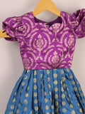 Girls Traditional Pattu Lehenga Set | Festive & Ethnic Wear | 2-3 years