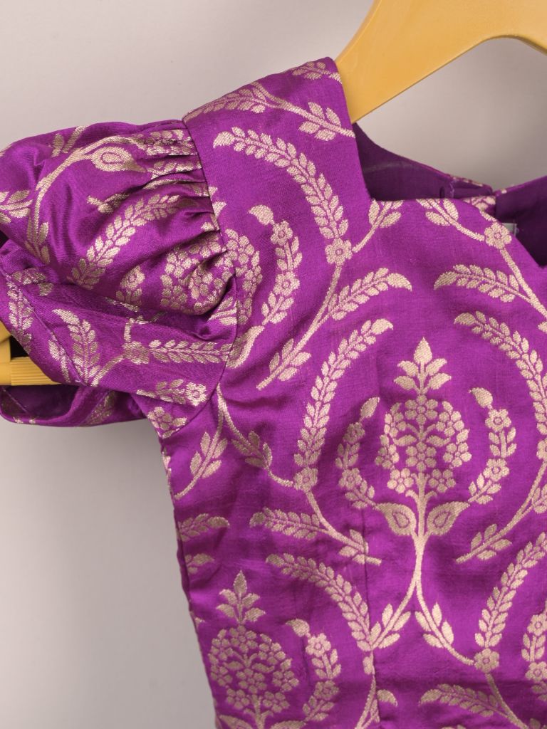 Girls Traditional Pattu Lehenga Set | Festive & Ethnic Wear | 2-3 years