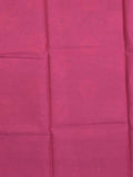 Kota fancy fancy saree royal blue color allover prints & zari border with printed pallu and contrast plain blouse