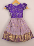 Girls Traditional Pattu Lehenga Set | Festive & Ethnic Wear | 1-2 years
