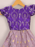Girls Traditional Pattu Lehenga Set | Festive & Ethnic Wear | 1-2 years