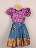 Girls Traditional Pattu Lehenga Set | Festive & Ethnic Wear | 2-3 years
