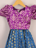 Girls Traditional Pattu Lehenga Set | Festive & Ethnic Wear | 2-3 years