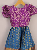 Girls Traditional Pattu Lehenga Set | Festive & Ethnic Wear | 2-3 years