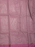 Kota fancy fancy saree wine color allover prints & kaddi border with printed pallu and plain blouse