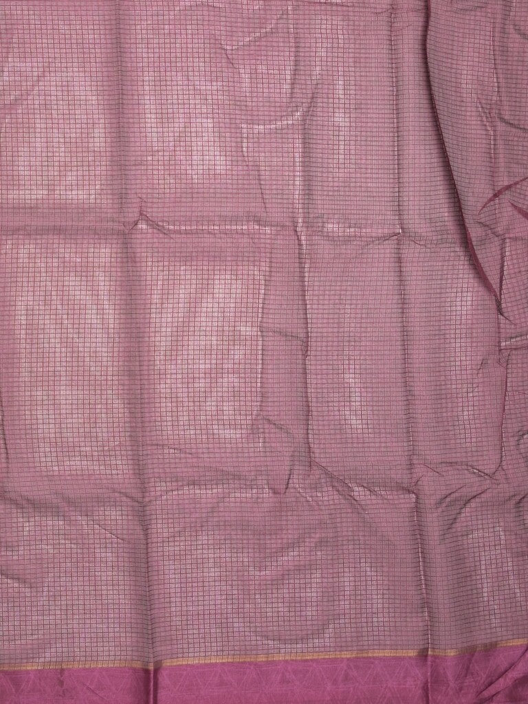 Kota fancy fancy saree wine color allover prints & kaddi border with printed pallu and plain blouse