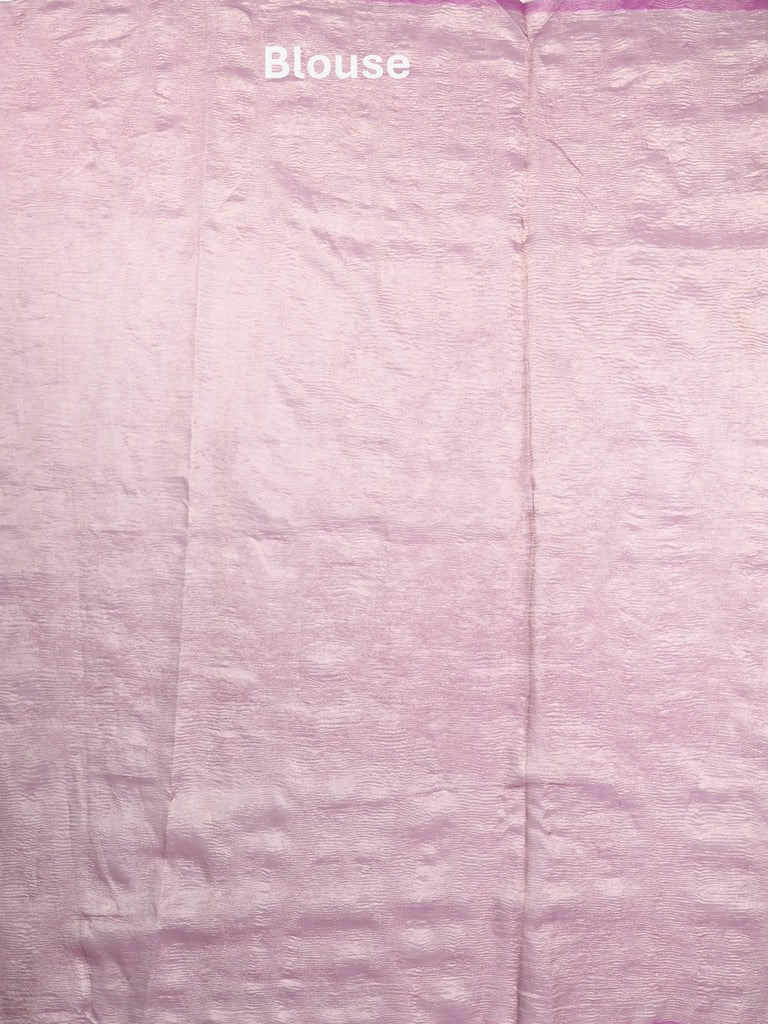 Jute tissue fancy saree pastel yellow color allover sequence work with short pallu and contrast blouse