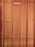 Traditional bridal kanchi tissue pattu saree in cream color with allover rich zari weaves