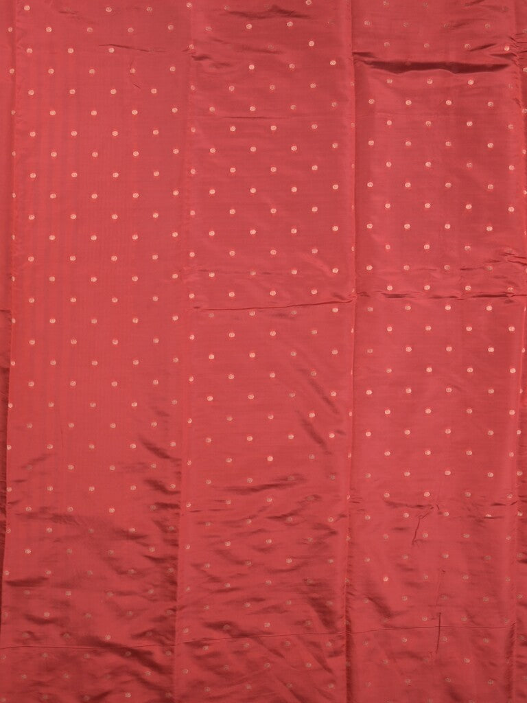 Banaras fancy saree navy blue color allover stripes & zari border with zari pallu and attached plain blouse